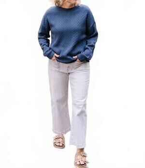 NEW MICHELLE MAE women's autumn sweater in blue